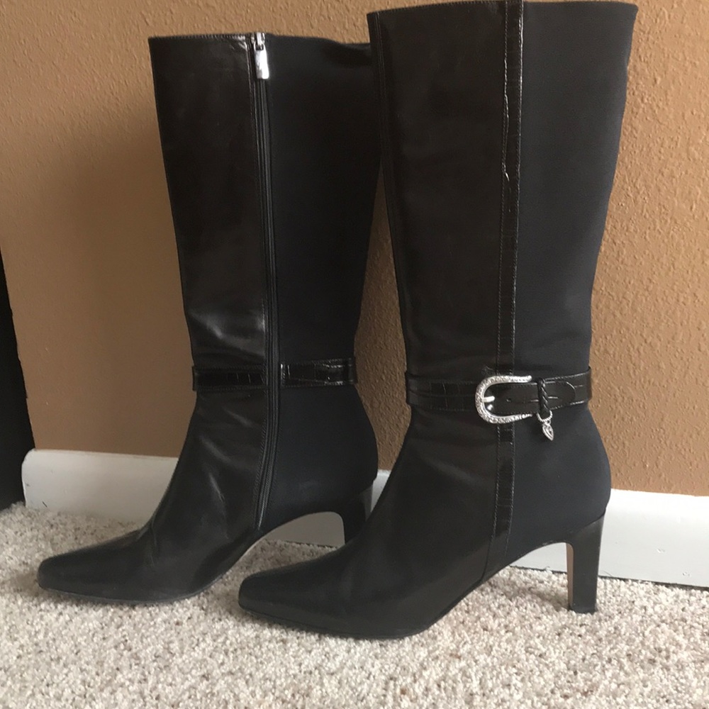 Brighton Rachel black heeled boot